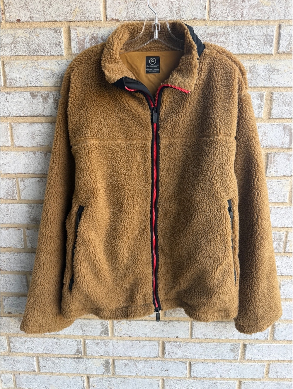Backcountry NWT Long Sleeve Full Zip Sherpa Coat Jacket Men's Size XL